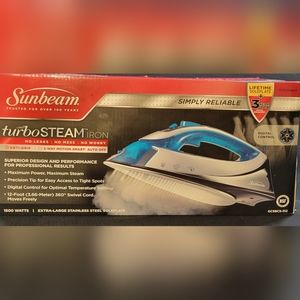 NEW Sunbeam Turbo-Steam Iron